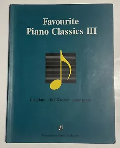 LIEBLINGS-KLAVIERKLASSIKER III Liederbuch Noten Bach Purcell - Bild 1 von 7