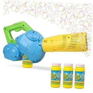 Bubble Leaf Blower for Toddlers, Kids Bubble Blower Machine with 3 Bubble - Picture 1 of 7