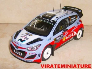 HYUNDAI I20 WRC WINNER RALLYE DE SUEDE 2015 THIERRY NEUVILLE IXO DIECAST AU 1/43 - Bild 1 von 1