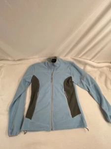 Chaqueta polar Prairie Mountain para mujer talla pequeña manga larga azul cremallera completa - Imagen 1 de 9