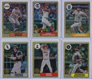 2022 Topps Update '87 Topps Silver Pack Chrome Baseball Complete Your Set - Picture 1 of 6