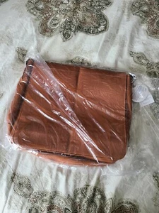 David King And Co. TAN Laptop Bag Messenger Nordstrom New - Picture 1 of 8