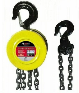 2 Ton Chain Puller Block Fall Chain Hoist 10 ft Lifting Chain w/ Hook Hand Tools - Picture 1 of 1