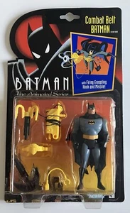 1992 Kenner Batman Animated Series Combat Belt Batman - New Sealed - Picture 1 of 23