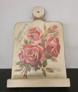 Bücherständer aus Altholz mit Rose Werbung Landhaus französisches Landhaus  - Bild 1 von 11