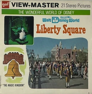 Viewmaster Discs Liberty Square Wonderful World Of Disney World Magic Kingdom - Picture 1 of 1