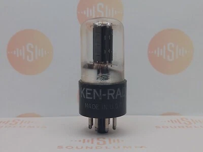 1x KEN-RAD 6SN7GT 6SN7 - USA 1960s - Strong - Image 1 of 4