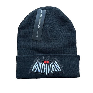 Mothman Beanie Skull Cap Warm Winter Hat Horror Black Christmas Gift - Picture 1 of 1