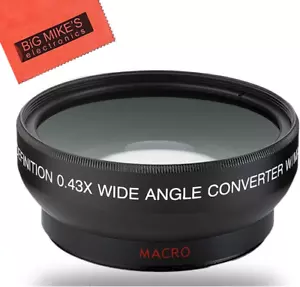 40.5Mm Wide Angle Lens for Sony Alpha A5000, A5100, A6000, A6300, A6500, NEX-5TL - Picture 1 of 12