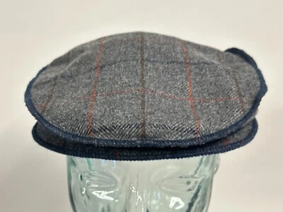 Goorin Funky Beatnik Lana Cuadros Cuero Bajo Ala Driver Golf Gorra Plana M NUEVO Foto 1 de 4