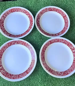 Corelle dessert plates only set of four Bandhani - Picture 1 of 5