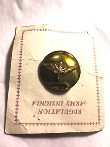 Vintage U.S. Army Enlisted Branch Insignia - Aviation (Screw back) - Picture 1 of 4