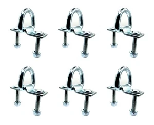 6x Uchwyt mocujący Zawór mocujący 2000kg Zawór mocujący Zabezpieczenie ładunku Śruba Nakrętki - Zdjęcie 1 z 12