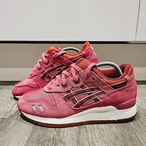 Asics Gel-Lyte III 3 Damen Sneaker Größe UK 3,5 Raspber Pink Wildleder H483N - Bild 1 von 23