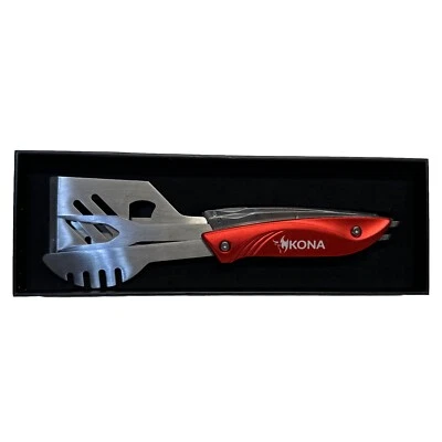 KONA TAILGATER BBQ SET  NEW, 4 TOOLS IN ONE, BRAND NEW - Image 1 of 4