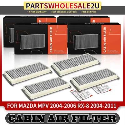 Воздушный фильтр из активированного угля для салона Mazda MPV 2004-2006 RX-8 2004-2011 4 шт. - Изображение 1 из 4