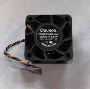 Sunon PF38281BX-Q12U-SA9 Cooling Fan 12V DC 9.84W with 4-Pin Connector - Picture 1 of 5