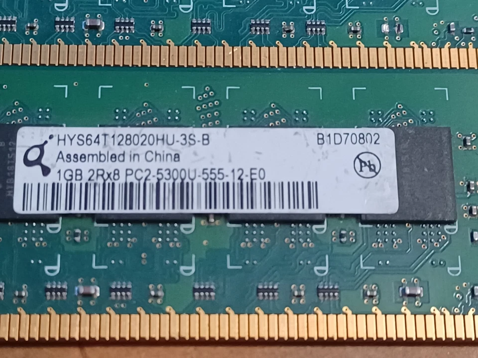  ProMOS 1GB (PC2-5300U-555-12-E0) - (DDR2-667MHz-CL5) For Desktop  - Image 1 of 1