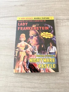 Lady Frankenstein and Nightmare Castle DVD Mad Science Double Feature - Foto 1 di 5