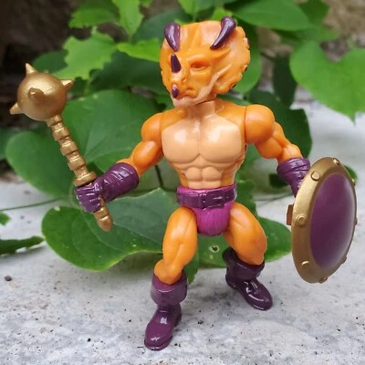 Glyos Battle Tribes Autumnal Spikesaurian Pumpkin Spice Orange MOTU REMCO He-Man - Image 1 of 3