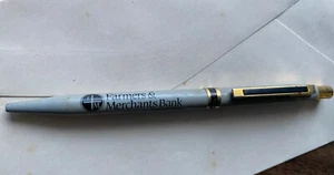 Pluma de tinta vintage Farmers and Merchants Bank Eastern Shore Va Onley Belle Haven - Imagen 1 de 4