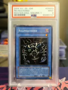 Yu-Gi-Oh! 2004 Ltd. Edition Relinquished MC1-DE003 PSA 9 MINT - Bild 1 von 3