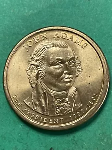 2007P Presidential Gold Dollar Coin John Adams Pos A Very Fine Condition Error - Picture 1 of 3