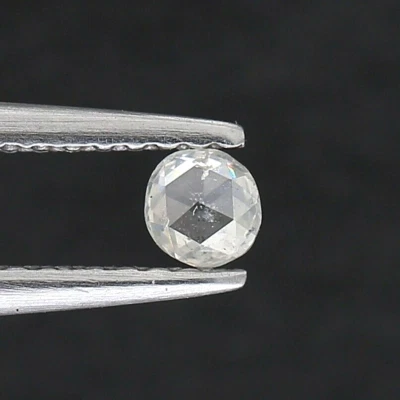 REAL FANCY NATURAL DIAMOND 0.14TCW WHITE G/H SPARKLING OVAL ROSE CUT FOR PENDANT - Image 1 of 4