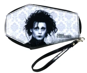 Rock Rebel Edward Scissorhands Fleur Coffin Wallet RR-WAL80-EDWARDFLEURDELIS - Imagen 1 de 3