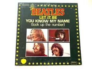 The Beatles Let It Be / You Know My Name Apple 2C.010-04353 Sleeve Only 1976 - Picture 1 of 3