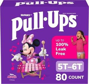 Pull ups Girls, Huggies Training Pants 5T-6T - 80ct - Picture 1 of 4