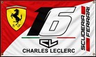 SCUDERIA FERRARI FLAG CHARLES LECLERC  - F1 Flag  5