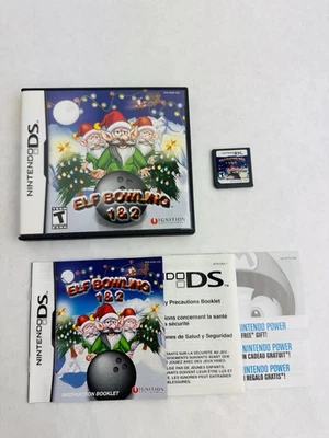 Elf Bowling 1 & 2 Nintendo DS, 2005 Complete CIB & Tested - Image 1 of 4
