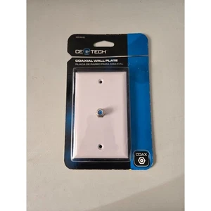 NEU kommerzielle elektrische koaxiale Wandplatte 191 100 weiß Koax F Typ 2,4 GHz - Bild 1 von 2