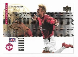 David Beckham 2003 Manchester United Playmakers Club & Country Gold 43/499 CC1 - Picture 1 of 2