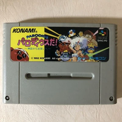 SNES Parodius da! Shinwa Kara Owarai he SFC Super Famicom Japan Import - Image 1 of 2