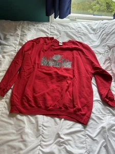 Red Manapogo Park 4XL sweatshirt Crew neck - Picture 1 of 6
