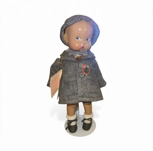 EFFANBEE SKIPPY DOLL FAO NEGRO EXCLUSIVO muñeca antigua reproducción V911 etiquetas - Imagen 1 de 5