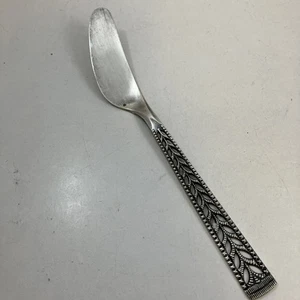 Nils Hansen Juvel .830 Silver Flat Handle 6 Inch Butter Spreader - Picture 1 of 6