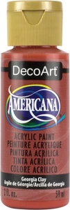 Pittura acrilica americana 2 oz argilla della Georgia - opaca - Foto 1 di 3