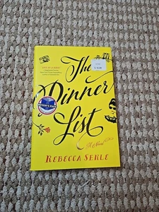 The Dinner List Rebecca Serle Hardcover Book Novel First Edition - Picture 1 of 3