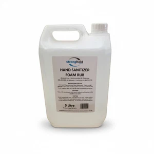 5L Hand Sanitiser Foam Rub – Industrial Strength, Fast Drying Alcohol Free - Picture 1 of 10