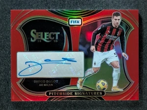 2024-25 Panini Select FIFA DIOGO DALOT Auto Red Prizm SP Pitchside #PS-DD - Picture 1 of 3