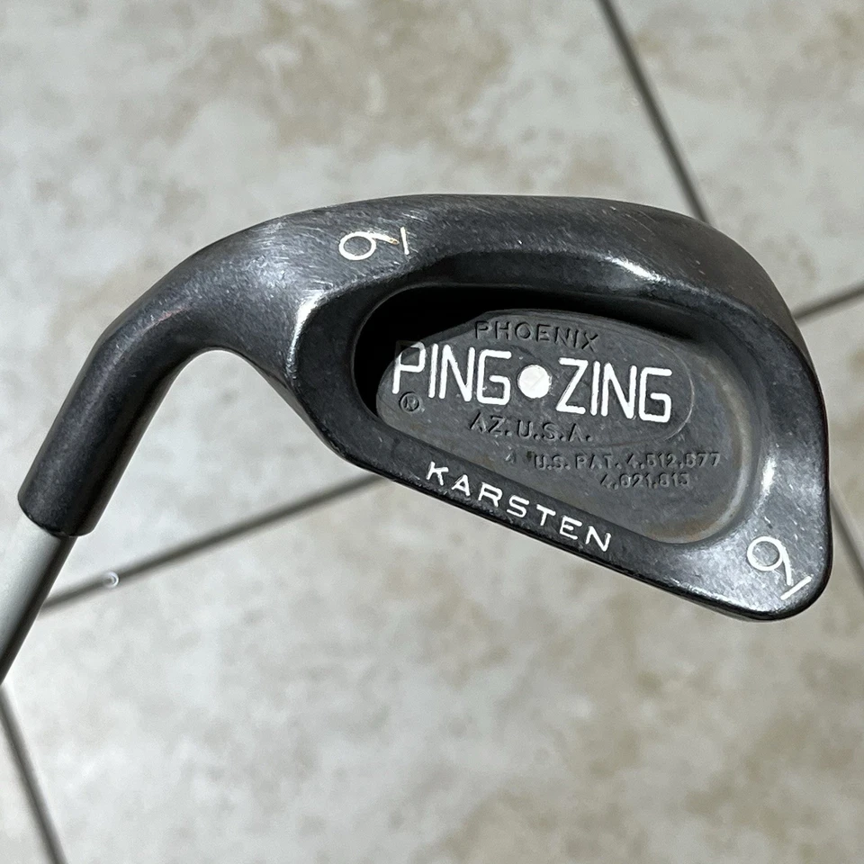 Ping Zing White Dot Single 9 Iron Aldila USA Karsten 101 Graphite Shaft LH - Image 1 of 4