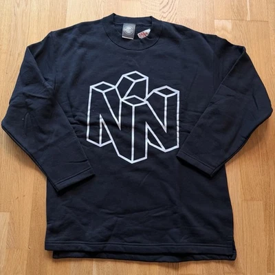 Sudadera Promocional Nintendo 64 1997 De Colección Talla L 23/29’ N-cube RARA DS Estampado Plateado Foto 1 de 4