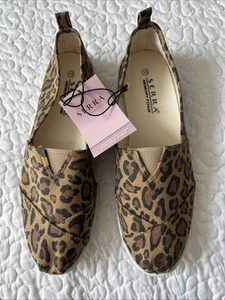 Serra Women Canvas Slip On Memory Foam Mule Size 10 Animal Print NWT - Picture 1 of 10