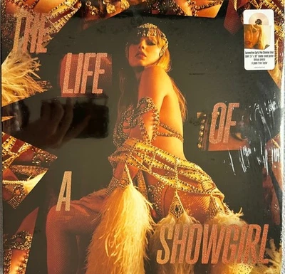 Taylor Swift The Life Of A Showgirl Spritz Pink Shimmer Vinyl LP, Poster, Photos Foto 1 de 4