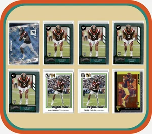 Caleb Farley RC 8er Set - 2021 Playbook x4, Donruss x2, Flux, Prestige Blue - Bild 1 von 11