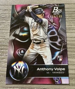 2023 Bowman Platinum Anthony Volpe Rookie Pink Ice Parallel # /199 - Bild 1 von 3