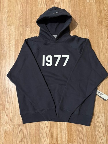 FEAR OF GOD Felpa con cappuccio FOG Essentials 1977 Iron Black taglia XS